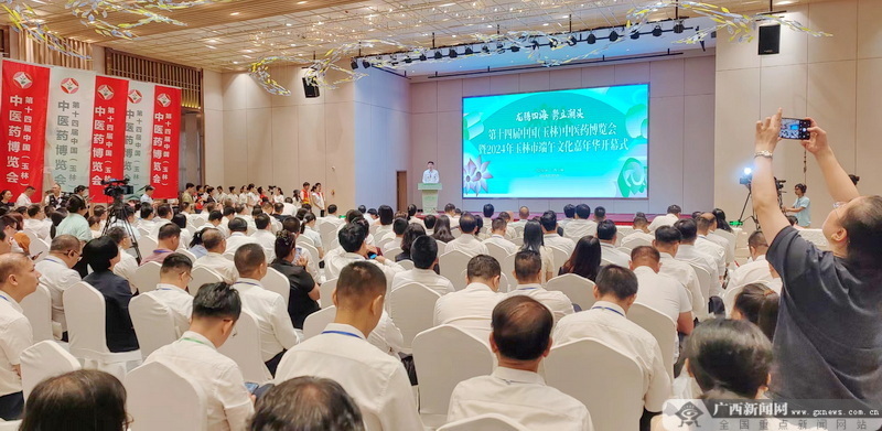 kaiyun入口：第十四届中国（玉林）中医药博览会暨2024年玉林市端午文化嘉年华开幕(图1)