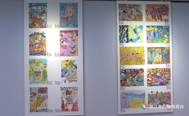 “鲜美湛江—2024年湛江市少儿优秀书画作品展”在书画院展出