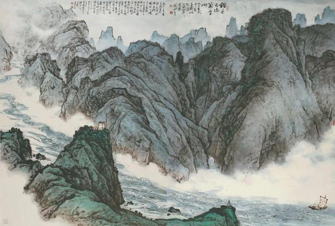 文化和旅游部2024年全国美术馆馆藏精品展出季入选项目｜在“长风几万里”中感悟传统山水诗意精神(图8)