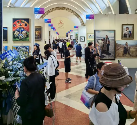 2024北京艺博会“艺启未来共创共融”12岁少年郎云畅跻身展览刷新纪录(图2)