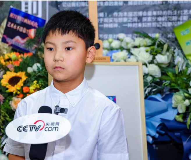2024北京艺博会“艺启未来共创共融”12岁少年郎云畅跻身展览刷新纪录(图3)