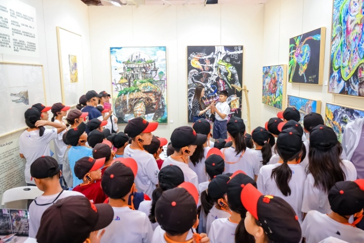 2024北京艺博会“艺启未来共创共融”12岁少年郎云畅跻身展览刷新纪录(图5)
