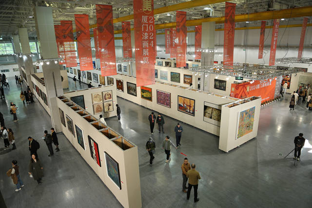 2024厦门漆画展览在厦门开幕(图6)