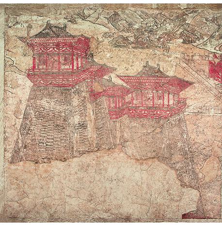 kaiyun入口：“钻”进壁画看展览(图1)