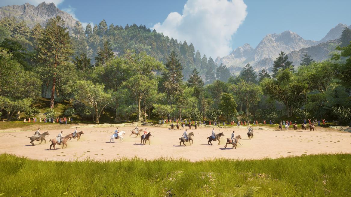 kaiyun入口：“钻”进壁画看展览(图3)