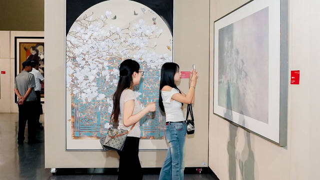 “中华情·中国梦”中国美协艺委会学术研究展系列：第七届工笔画作品（厦门）展览在厦门开幕(图7)