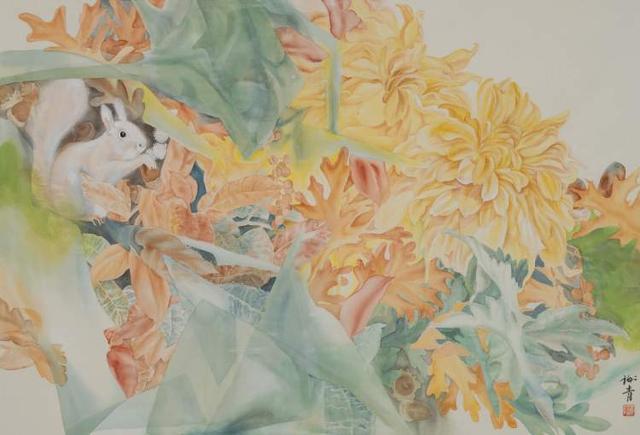 kaiyun网站：“城市·花园——2025全国高等艺术院校花鸟画师生作品展”在上海美术馆开展(图2)