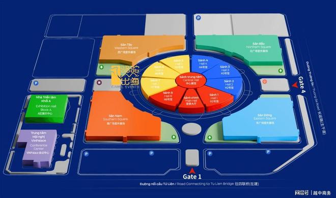 kaiyun入口：全球十大展览综合体之一-越南河内VEC博览中心投入使用(图8)