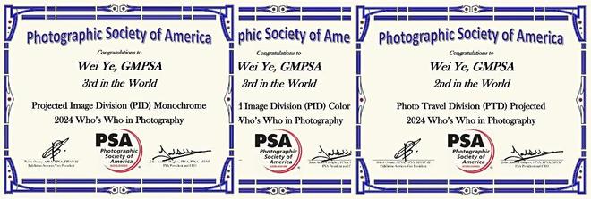 kaiyun入口：中国摄影家叶蔚获美国摄影学会2024年度十杰殊荣(图1)