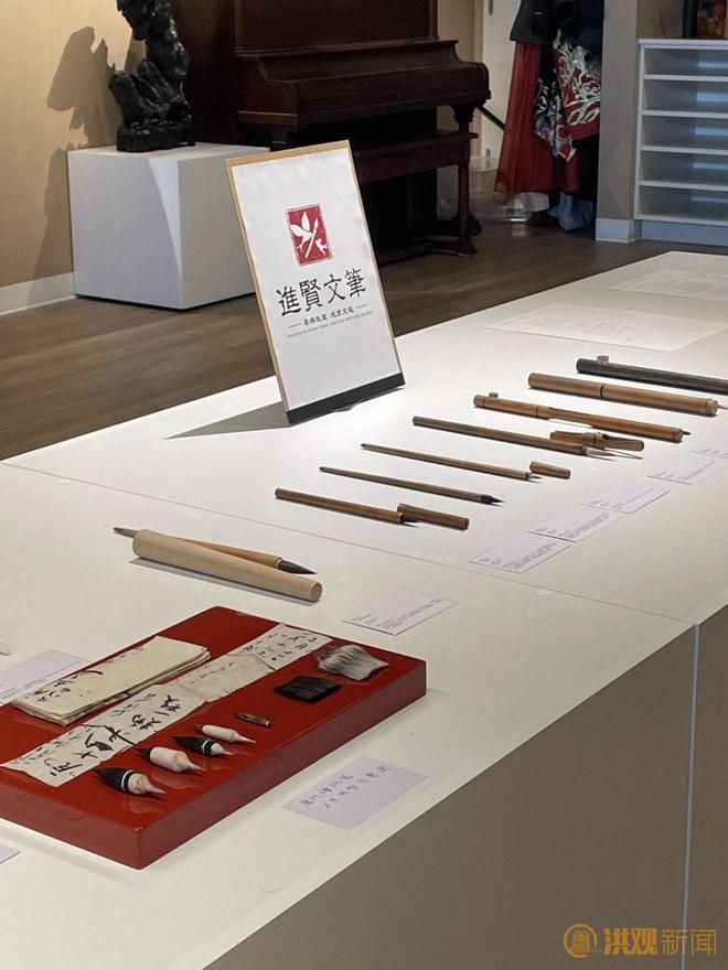 文港毛笔亮相中国文房雅玩温哥华展览(图1)