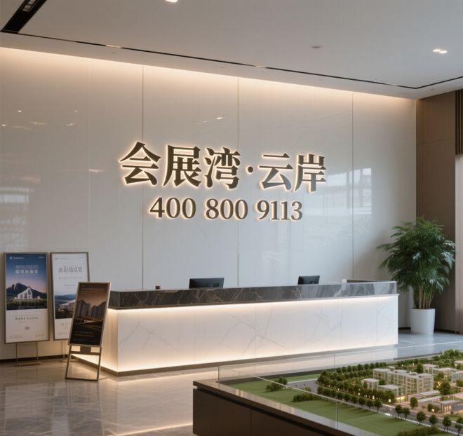 kaiyun入口：深圳宝安【会展湾云岸公寓】现在现房清盘中单价2万起㎡(图1)