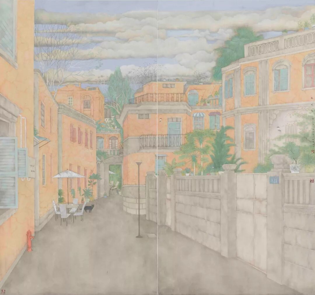 钟爱画老房子！福建师大副教授陈端画进全国美展！